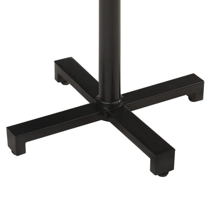 Mesa De Bistró Cuadrada Madera Maciza Reciclada 50x50x110 Cm_3