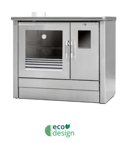 Cocina Tradicional De Leña Modelo Me16 Inox Pv_1