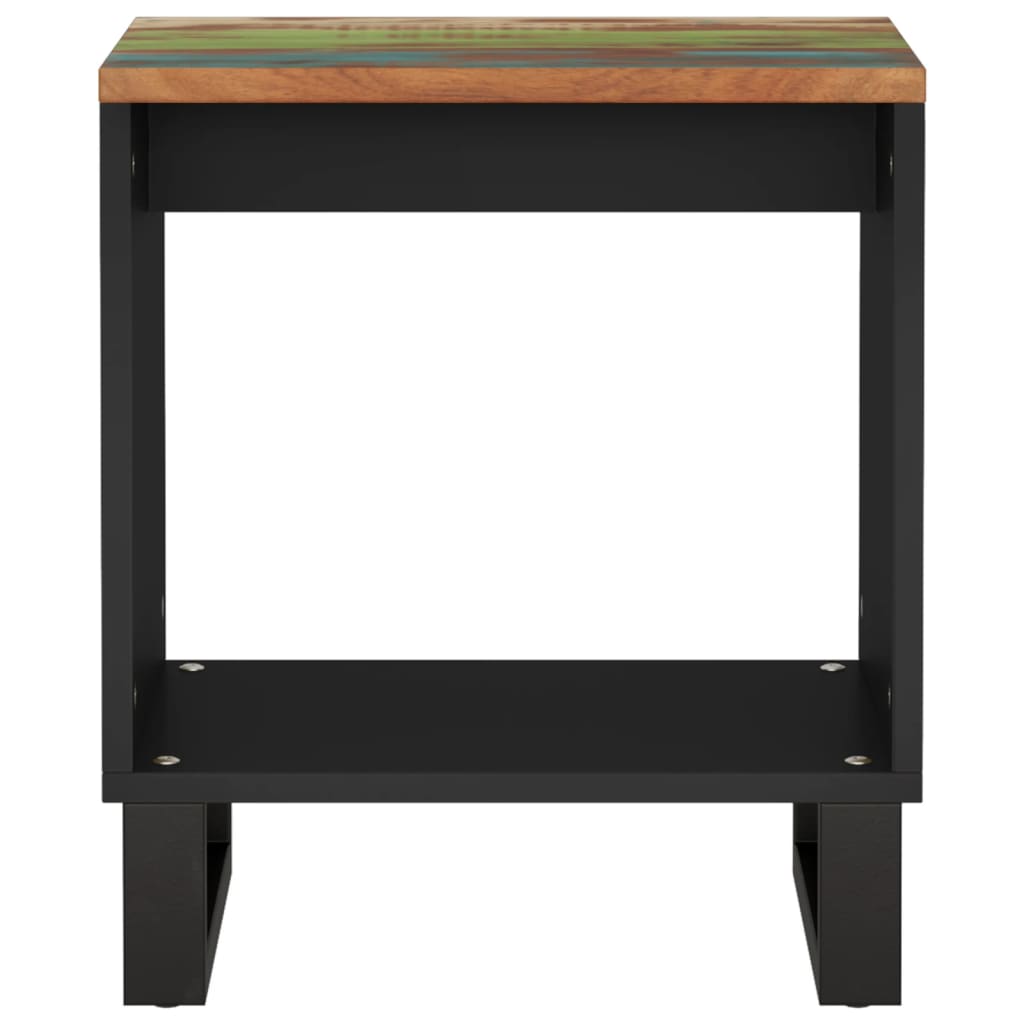 Mesa De Centro Madera Reciclada Y Contrachapada 40x31x46 Cm_2