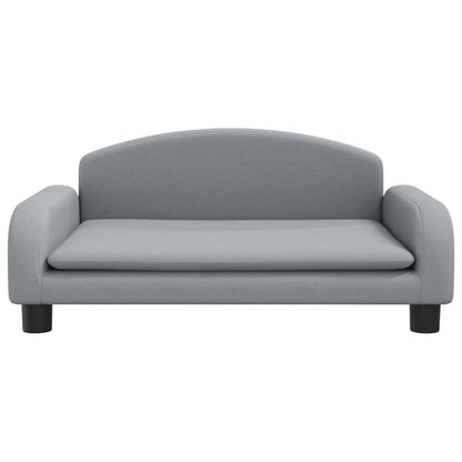 Cama Para Perros De Tela Gris Claro 70x45x30 Cm / Vetonek_1