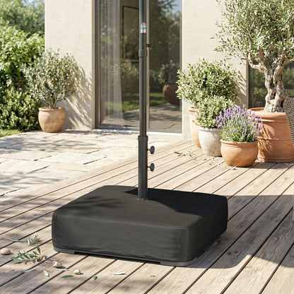 Outsunny Base Para Sombrilla Con Funda Rellenable Arena 80 Kg Arena Húmeda 90 Kg_4