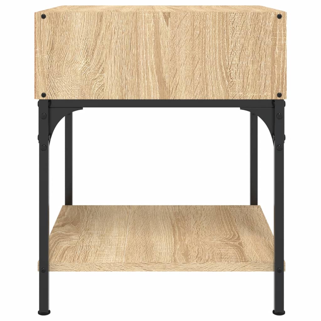 Mesitas Noche 2 Uds Madera Ingeniería Roble Sonoma 40x41x50 Cm_4