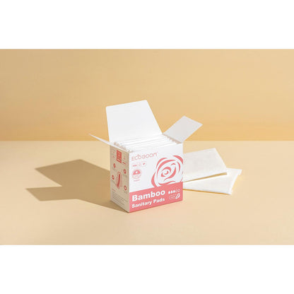 Compresa fibra de bambú biodegradable Regular Ecoboom 8 uds