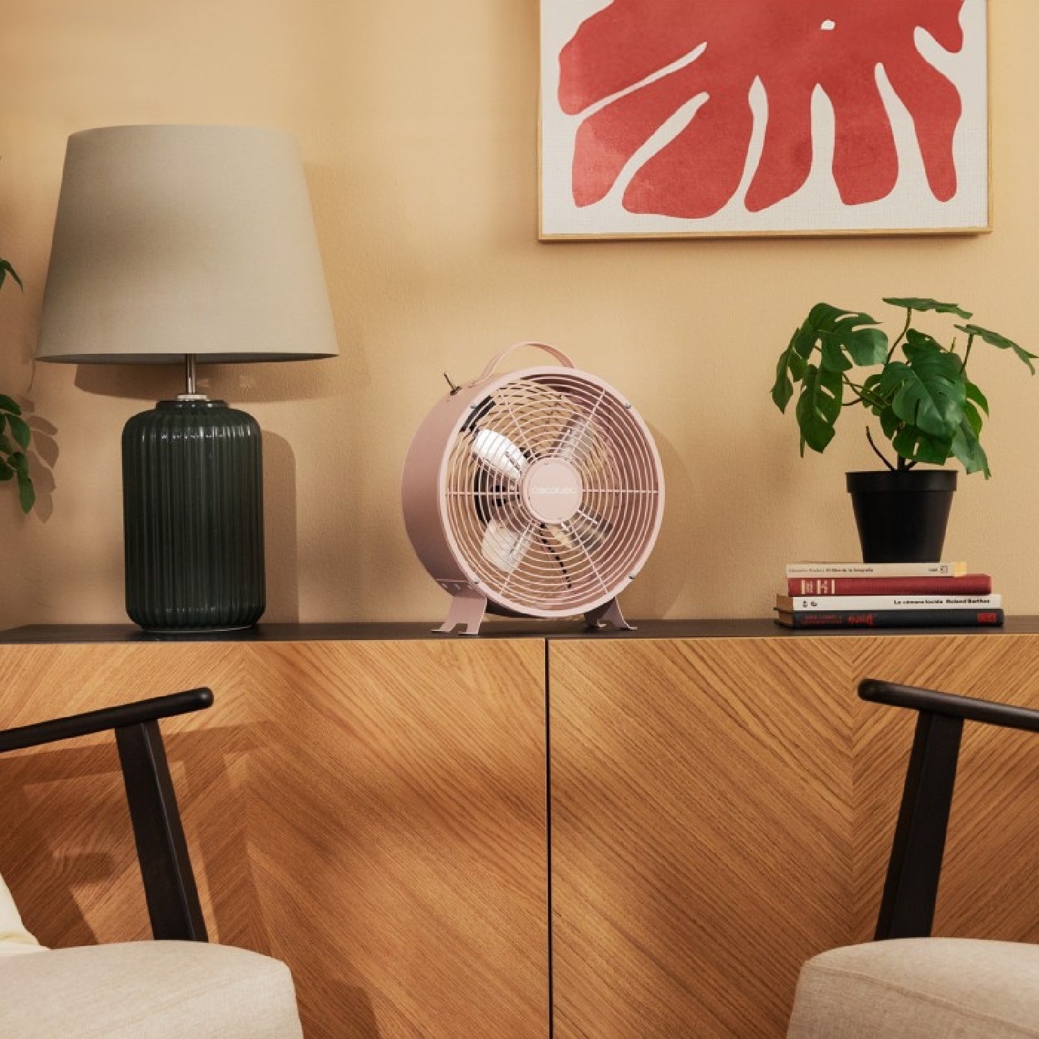 Cecotec Ventilador De Sobremesa Energysilence 400 Retrodesk Pink Cecotec_4