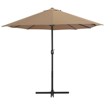 Vidaxl Sombrilla De Jardín Con Palo De Aluminio Taupe 460x270 Cm_3