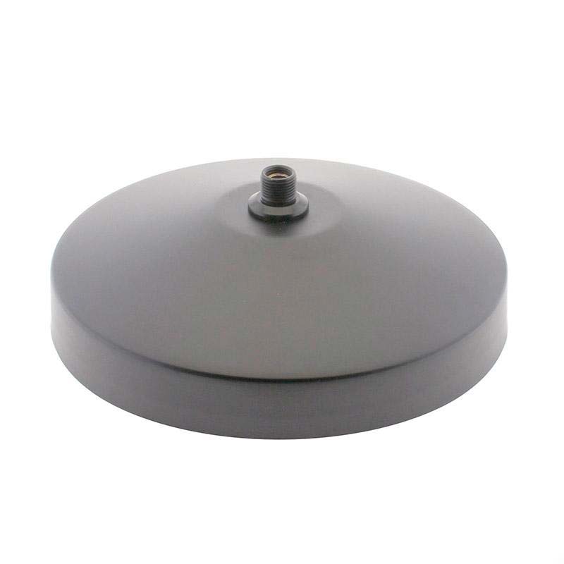 Base Baround Pie Acero Lacado Silver Ø225mm_1