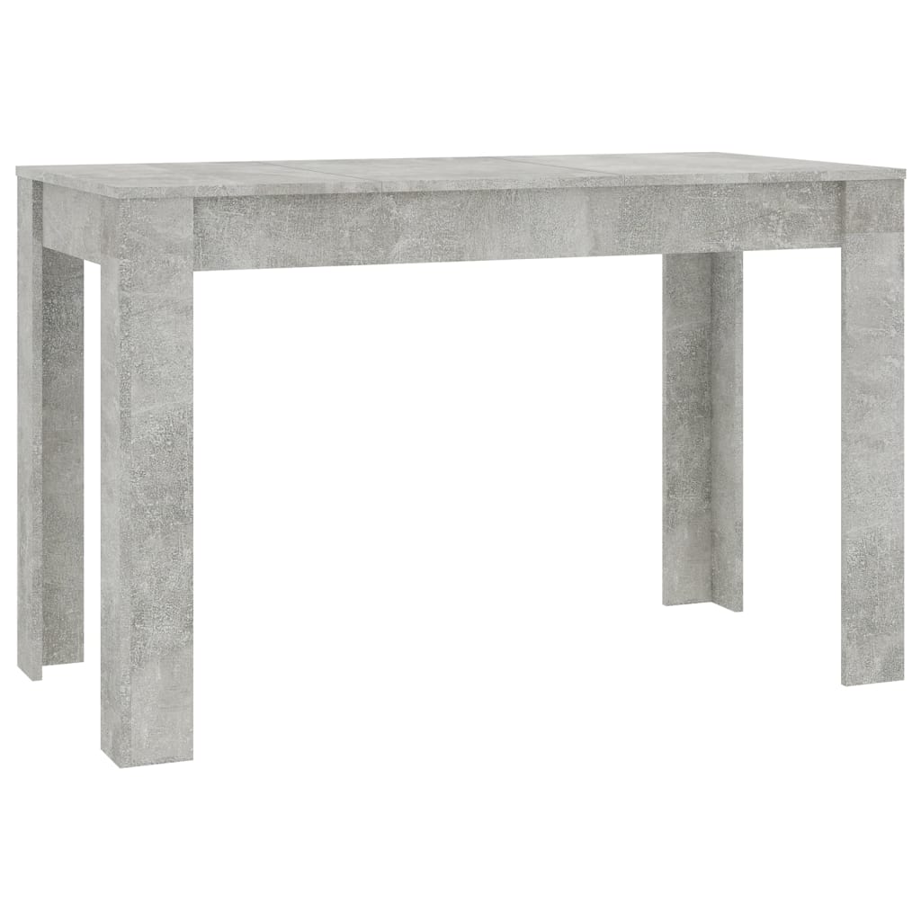 Mesa De Comedor De Madera De Ingeniería Gris 120x60x76 Cm_0