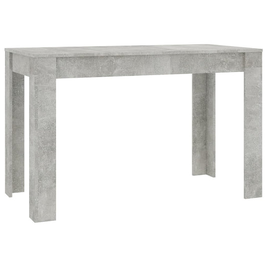 Mesa De Comedor De Madera De Ingeniería Gris 120x60x76 Cm_0