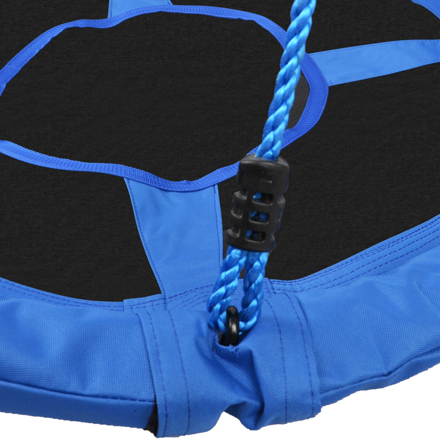 Homcom Columpio Nido Grande Infantil Desmontable Para Jardín Ø100x180 Cm Azul_3