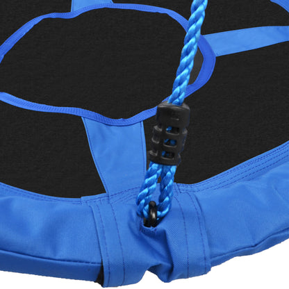 Homcom Columpio Nido Grande Infantil Desmontable Para Jardín Ø100x180 Cm Azul_3