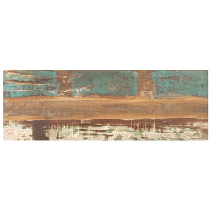 Mesa Consola De Madera Maciza Reciclada 110x30x75 Cm_2