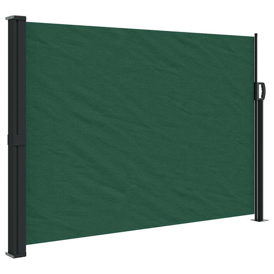Vidaxl Toldo Lateral Retráctil Verde Oscuro 140x500 Cm_0