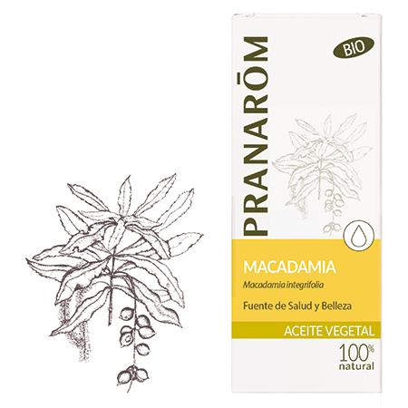 Aceite Vegetal Macadamia BIO Pranaróm, 50 ml