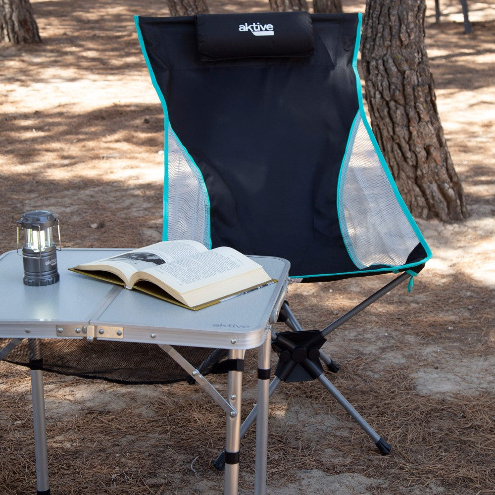 Aktive Silla Plegable Camping Ultracompacta C/cojín_2