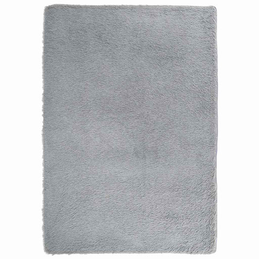 Vidaxl Alfombra De Pelo Largo Navarra Gris Claro 160x230 Cm Poliéster_0