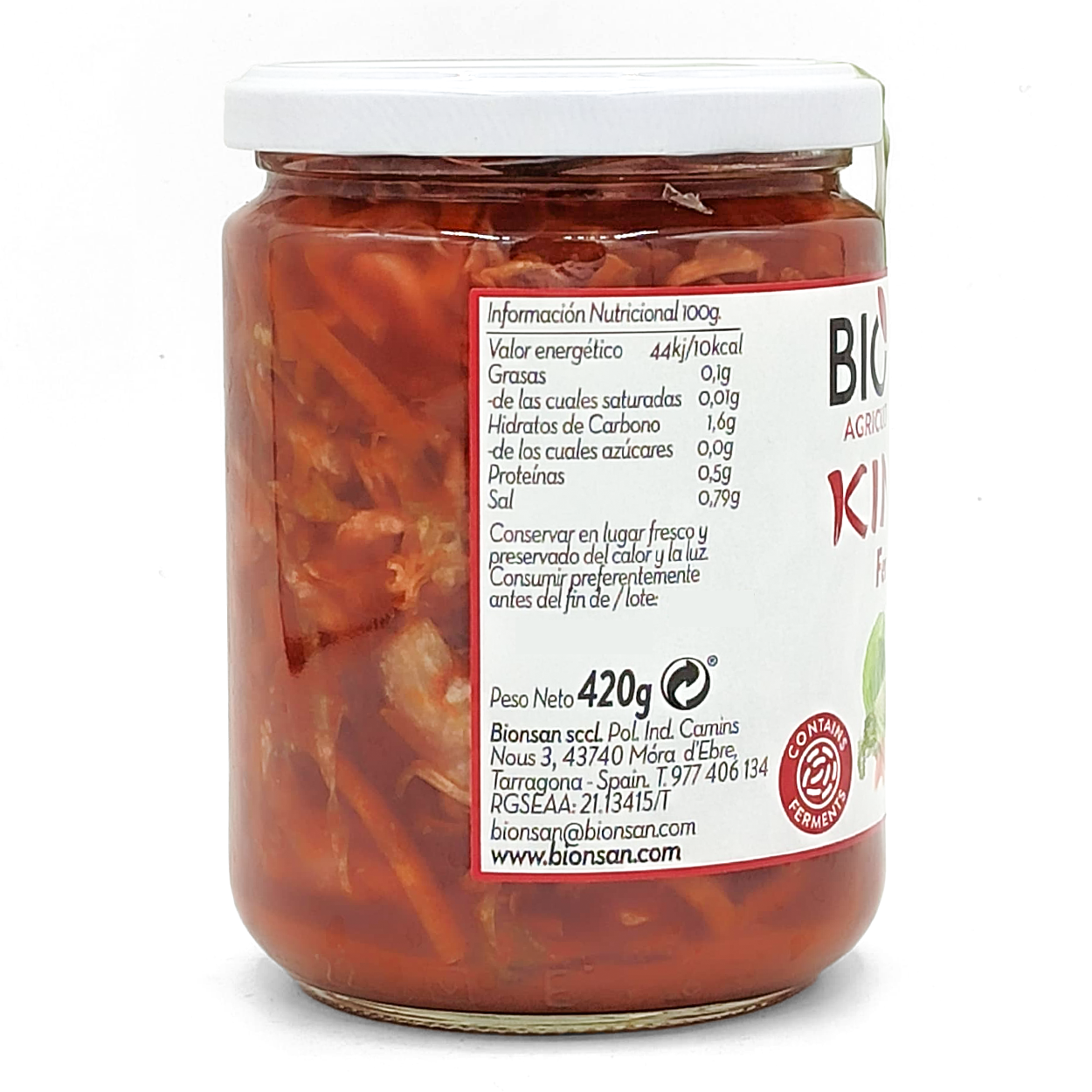 Pack 2 Fermentados: Kimchi Y Salsa Kimchi Gourmet Eco Bionsan_2