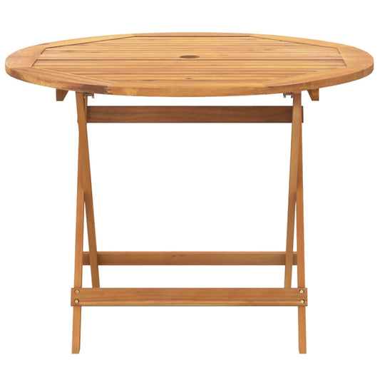 Set De Comedor De Jardín 5 Piezas Ratán Pe Madera Maciza Gris / Vetonek_0