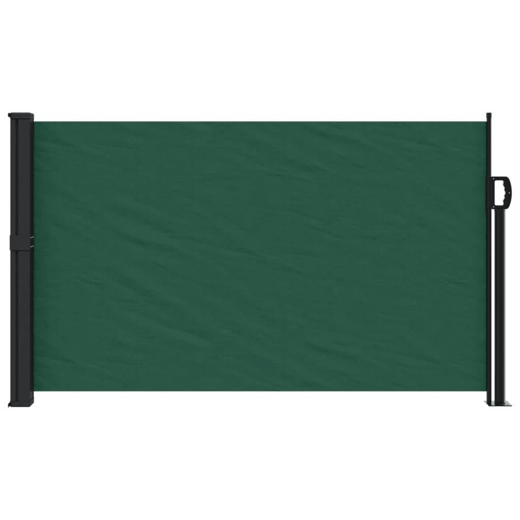 Toldo Lateral Retráctil Verde Oscuro 120x500 Cm_1