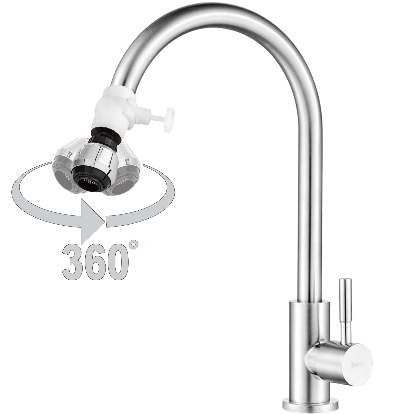 Aireador Atomizador De Agua Universal Para Grifos Con Rotación Y 2 Modos De Flujo_2