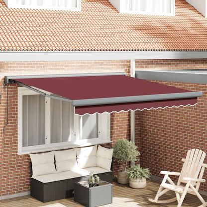 Toldo Retráctil Automático Burdeos 300x250 Cm_1
