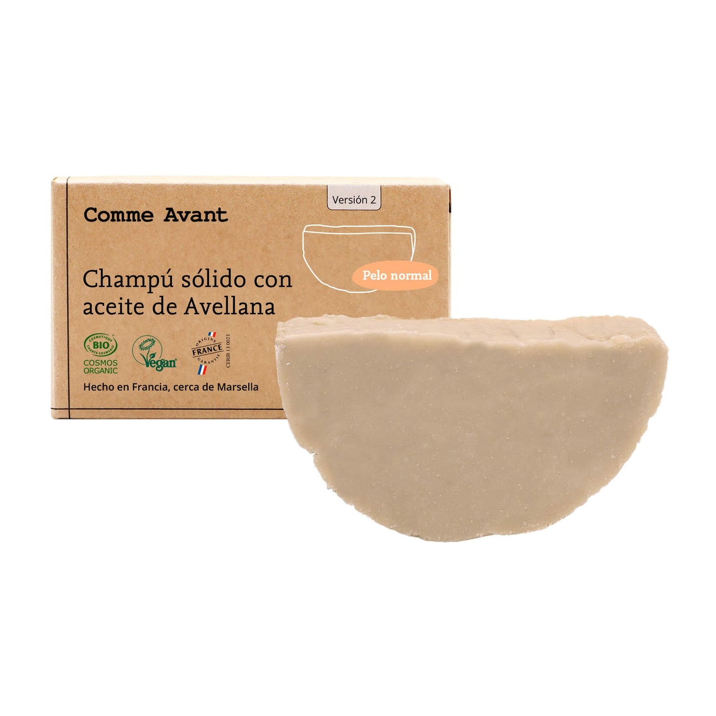Champú Sólido Con Aceite De Avellana (cabello Normal)_0
