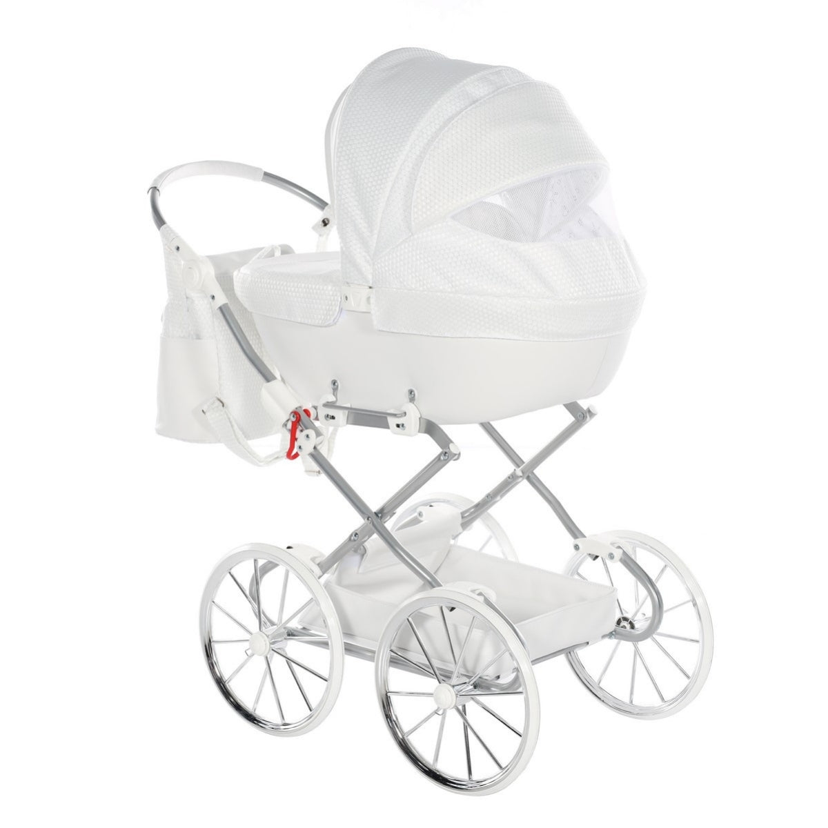 Carro De Muñecas Dolce Classic_white-silver