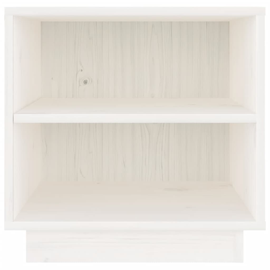Mesitas De Noche 2 Uds Madera Maciza De Pino Blanco 40x34x40 Cm_4