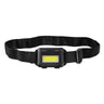 Linterna Led Frontal Cabeza Ajustable 120 Lumenes, 3 Modos, Cinta Ajustable, 3 Baterias Aaa Incluidas