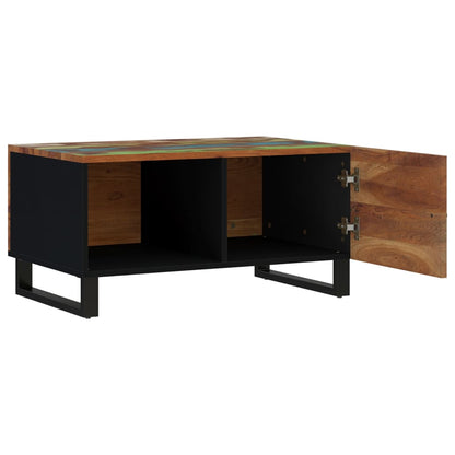 Mesa De Centro Madera Reciclada Y Contrachapada 80x50x40 Cm_4
