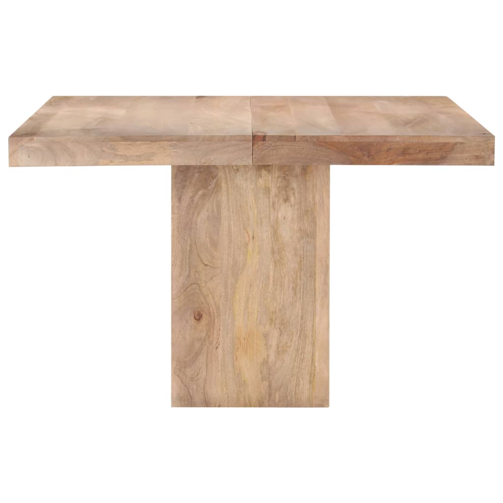 Mesa De Comedor De Madera Maciza De Mango 120x120x77 Cm_1