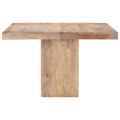 Mesa De Comedor De Madera Maciza De Mango 120x120x77 Cm_1