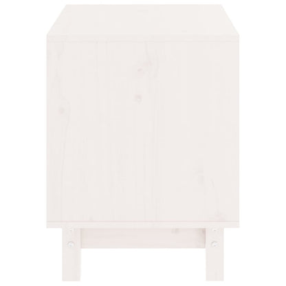 Caseta Para Perros Madera Maciza De Pino Blanco 50x40x52 Cm_4
