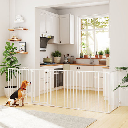 Pawhut Barrera Para Perros Plegable_1