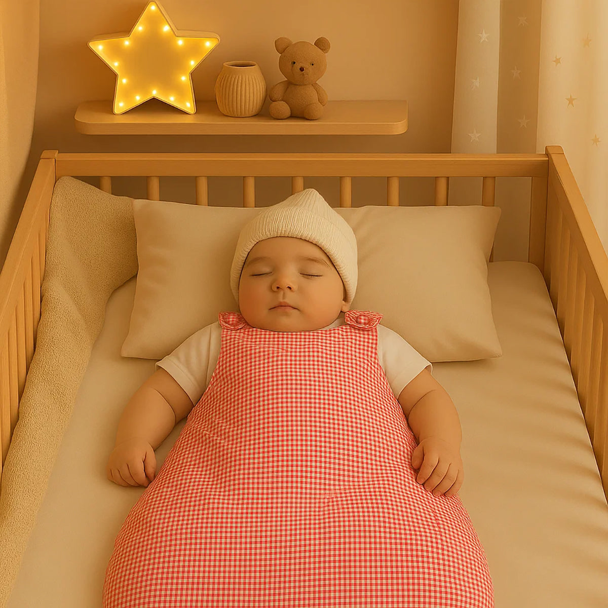 Saco De Dormir De Invierno De Algodón Orgánico Vichy