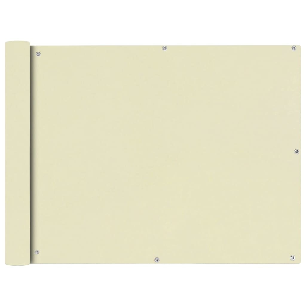 Vidaxl Toldo Para Balcón Tela Oxford 90x600 Cm Crema_0