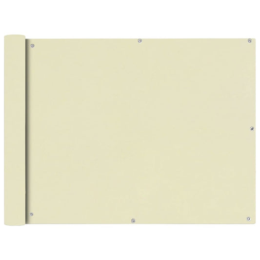 Vidaxl Toldo Para Balcón Tela Oxford 90x600 Cm Crema_0