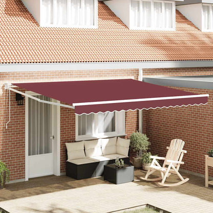 Toldo Retráctil Automático Burdeos 400x300 Cm_1