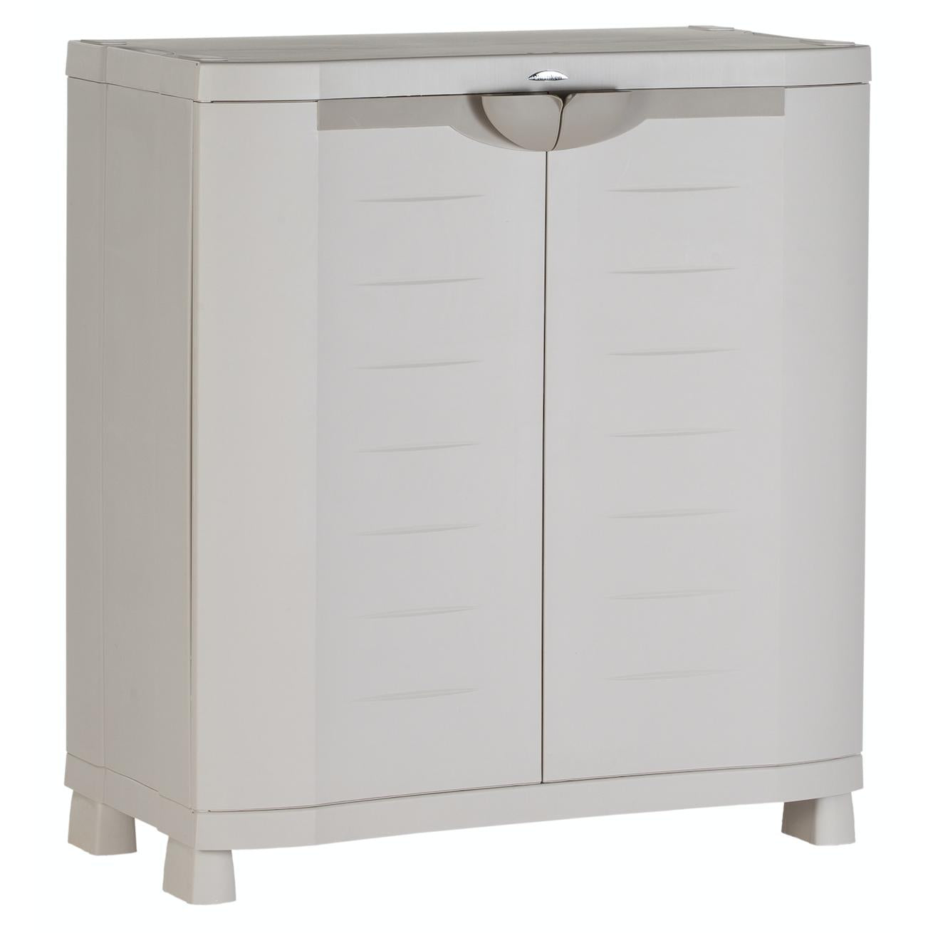 Medio Armario 90 cm Space Saver Plastiken Beige (Reacondicionado)