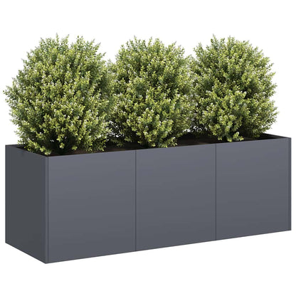 Jardinera Antracita 120x40x40 Cm Acero Laminado En Frío_1