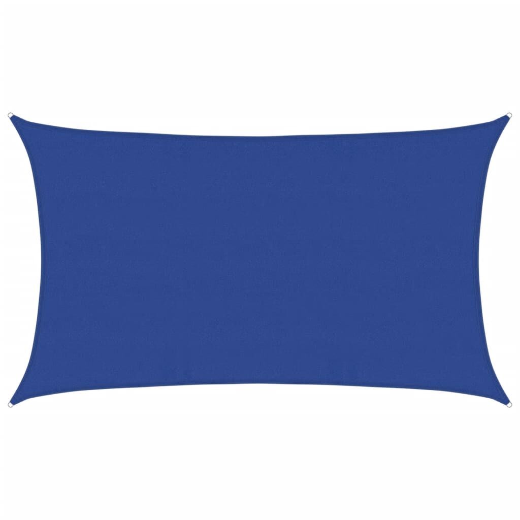 Vidaxl Toldo De Vela Rectangular Hdpe Azul 160 G/m² 5x8 M_0