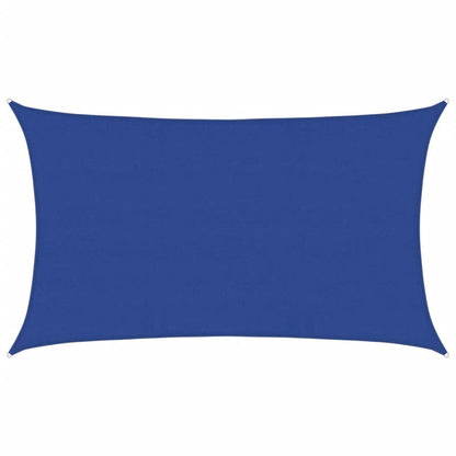 Vidaxl Toldo De Vela Rectangular Hdpe Azul 160 G/m² 5x8 M_0