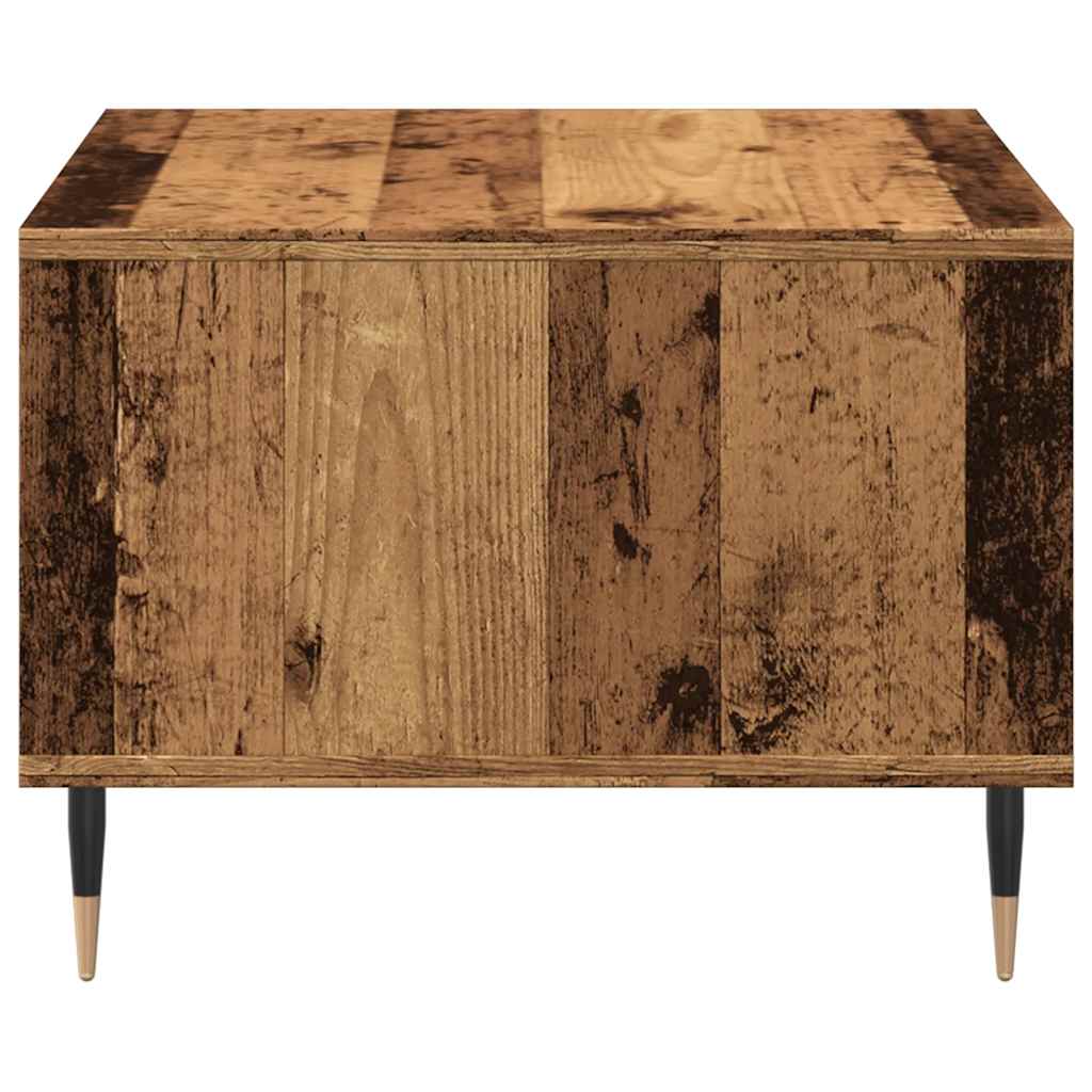 Mesa De Centro Madera Ingeniería Madera Envejecida 60x50x36,5cm_3