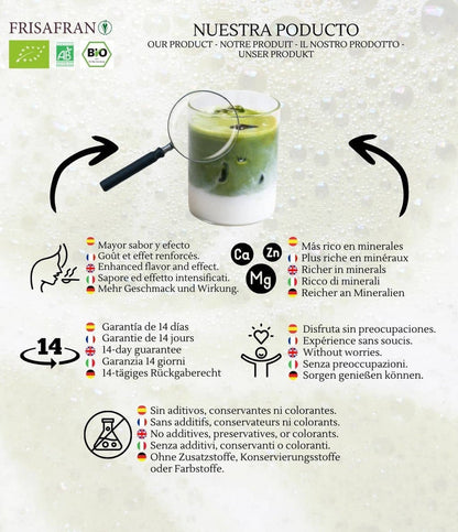 Matcha Latte Ecológico En Polvo | Calidad | Frisafran 50 G_4