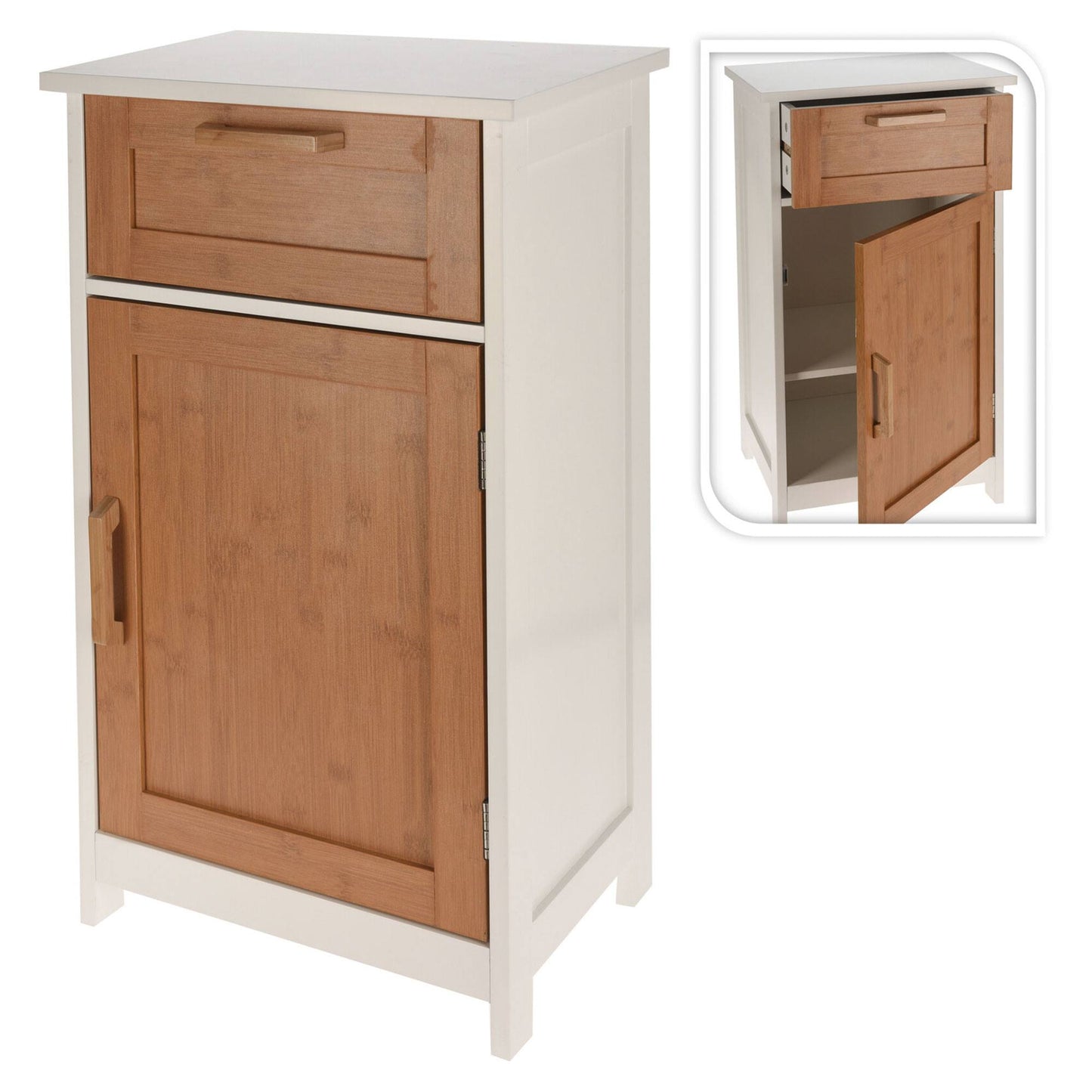 Well Home Armario En Mdf Color Bambú H.70cm_2
