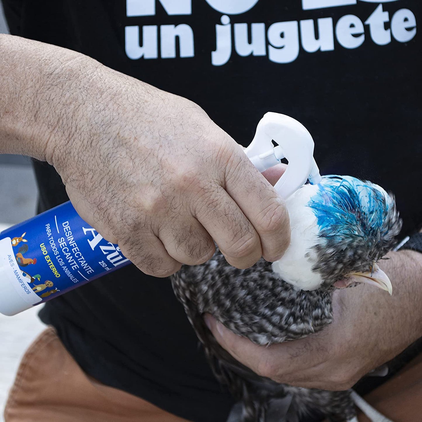 Spray Azul Para Heridas De Animales 250Ml - Limpia Y Seca Las Costras - Spray Cicatrizante Para Perros, Aves, Conejos..._1