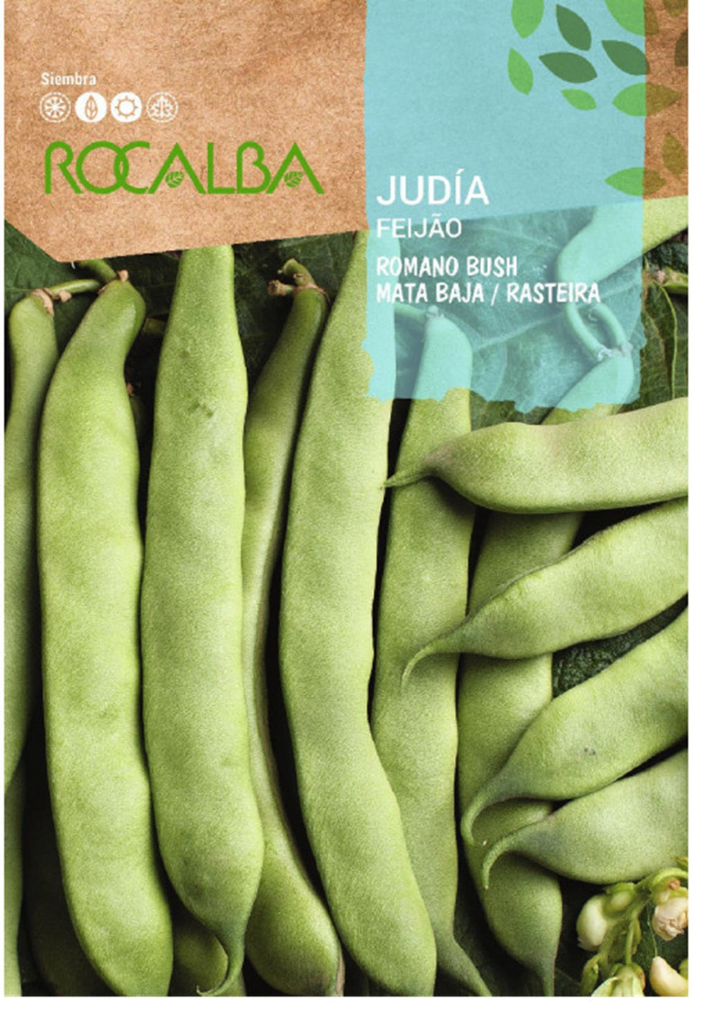 Semillas Judía Romano Bush 250g_0