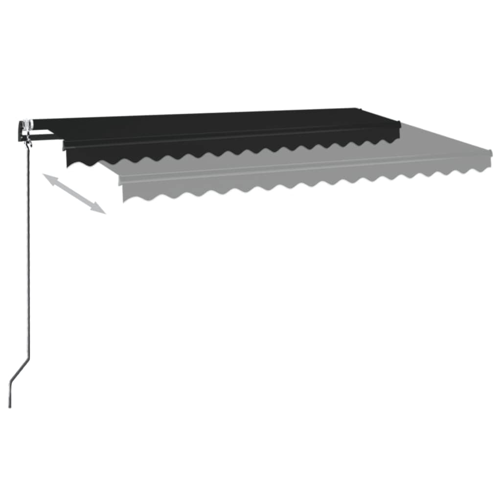 Toldo Retráctil Automático Gris Antracita 450x350 Cm_2