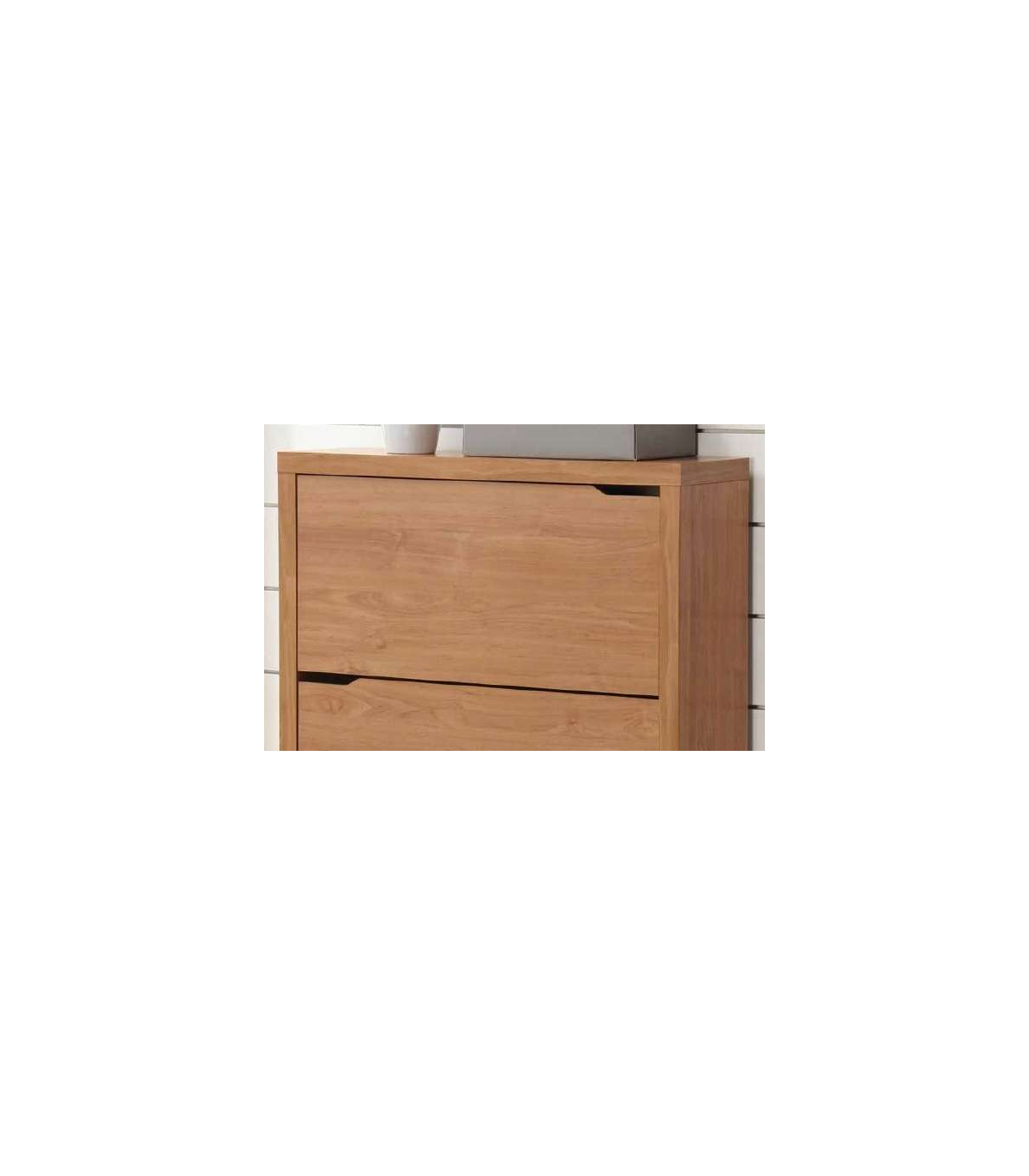 Zapatero 2 Puertas Kubox Acabado Maple, 79 Cm(ancho) 84 Cm(altura) 24 Cm(fondo)_1