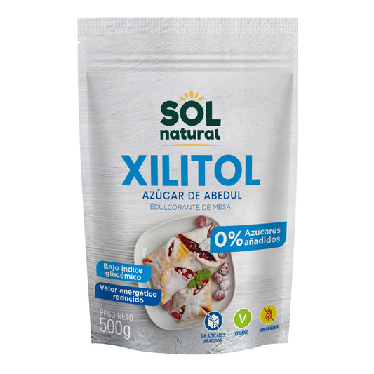 Xilitol azúcar de abedul Sol Natural 500 g