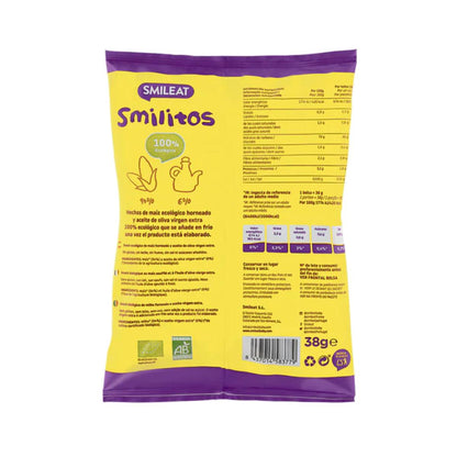 Smilitos, gusanitos de maíz ecológico Smileat 38g